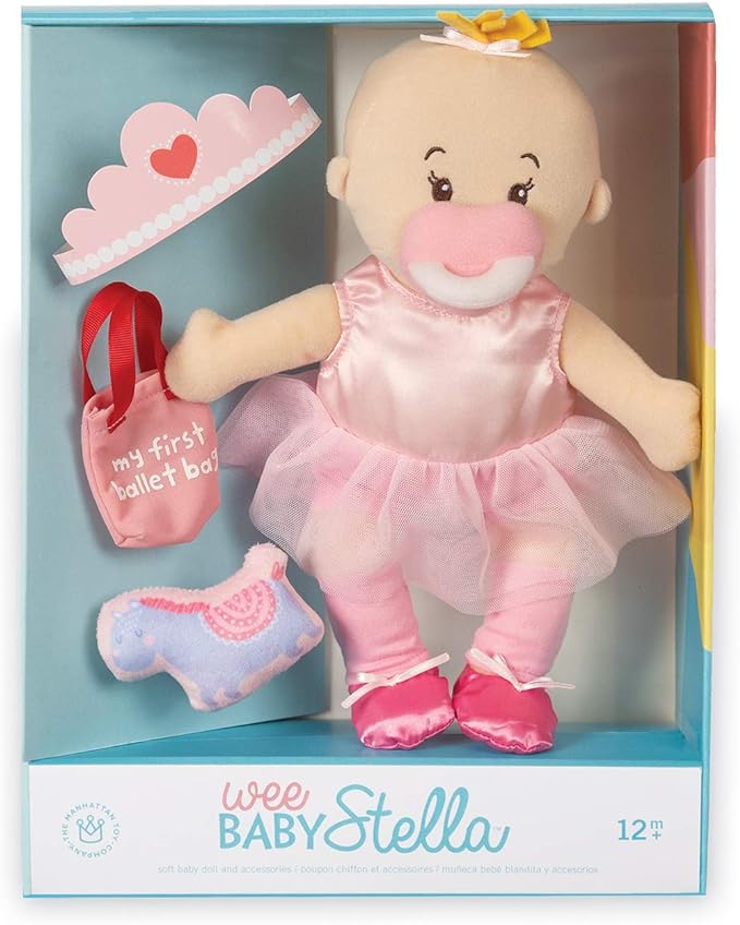 Nurturing Baby Doll, Baby Stella Blissful Blooms High Chair By Manhattan Toy