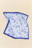 PETITE FLOWER PRINT SILKY FEELING BANDANA SCARF | 21SC397BLUE