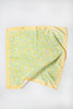 FLOWER SILKY FEEL BANDANA SCARF | 21SC353YEL