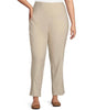 Pull On khaki Ankle Pant