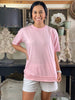 Poncho Tee - Beach Pink