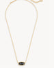 Elisa Necklace - Gold Black