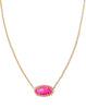 Elisa Color Burst Neon Pink Necklace