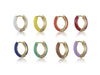 Claire Huggie Earring 8 Pack - Pastel