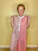 Stripe Jumpsuit