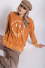 Smiley Orange Pullover