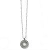 Pebble Dot Medallion Reversible Pearl Necklace