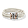 Neptune’s Rings 2-Tone Bracelet - Shoe White