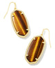 Elle Earring - Gold Brown Tiger’s Eye