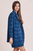 Shannon Sapphire Plaid Jacket