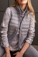 Mix Media Grey Mix Vest