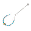 Mosaic Two-Tone Bead Bracelet - Turquoise