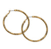 Gold Charm Hoop Earrings