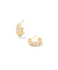 Cailin Crystal Huggie Earring - Clear