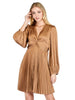 Bronze Twist Dress