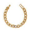 Cleo Pave Link Gold Bracelet