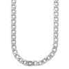 Cleo Pave Link Silver Necklace