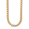 Cleo Pave Link Gold Necklace