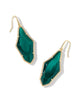 Evelyn Drop Earring - Green MOP