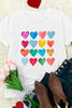 Colorful Hearts Tee