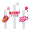 Straw Topper Set - Howdy Y’all