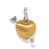 One Heart Gold Arrow Charm