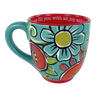 Hope Joy Peace Floral Mug