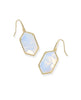 Hallie Drop Earring - Gold Opalite Illusion