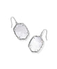 Daphne Drop Earring - Silver MOP