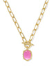 Daphne Link Chain - Gold Azalea Illusion