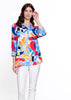 Abstract Button Up Tunic