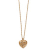 Contempo Gold Heart Petite Necklace