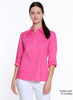 Bright Pink Zip Top