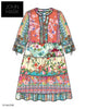 John Mark Multi Print Spring Dress