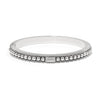 Pretty Tough Gem Hinged Bangle - Crystal