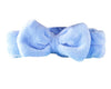 Plush Bow Headband - Periwinkle