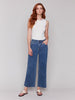 Medium Denim Wide Leg Jean