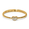 Illumina Celeste Gold Hinged Bangle