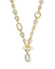 Mini Elisa Abbie Strand Necklace - Gold White Mix