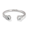 Meridian Aurora Petite Crystal Hinged Bangle