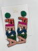 Colorful Fiesta Beaded Earrings