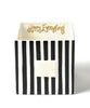 Black Stripe Medium Nesting Cube